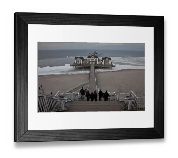 Framed Print : Wilhelminian-style spa architecture