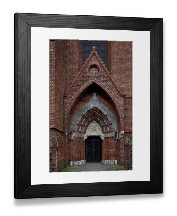 Framed Print : Former Cistercian church, north portal