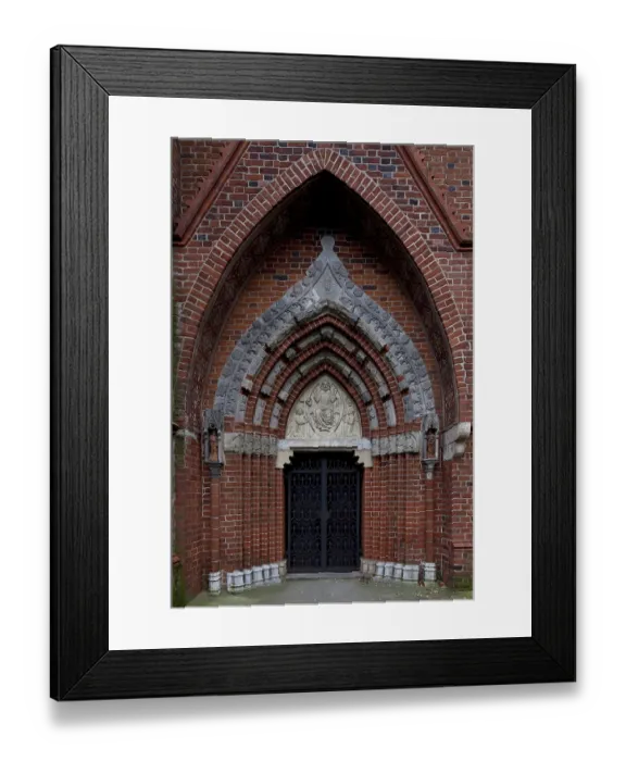 Framed Print : Former Cistercian church, north portal