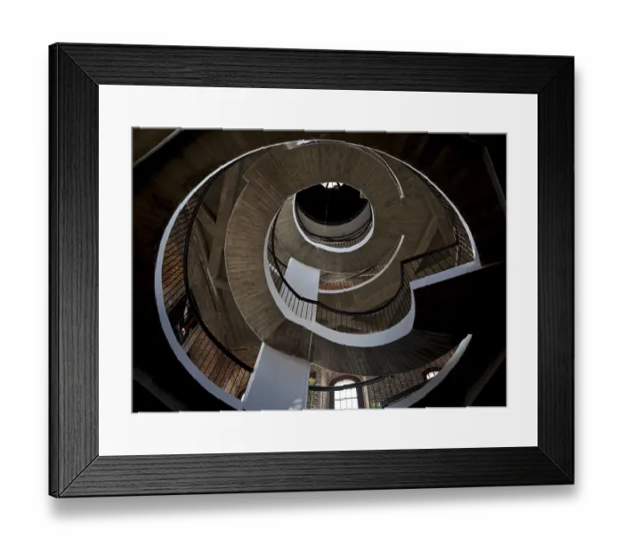 Framed Print : Bell tower inside upwards with Foucault pendulum Framed Print : Bell tower inside upwards with Foucault pendulum