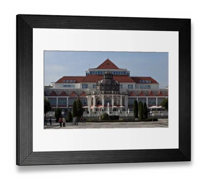 Framed Print : Built in 1926, sea front from the east
