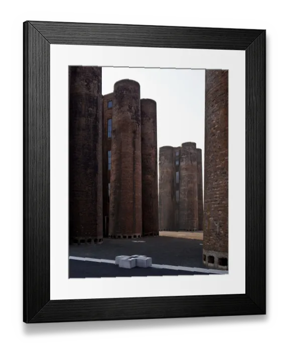 Framed Print : Biotowers for dephenolisation (treatment of process wastewater) Framed Print : Biotowers for dephenolisation (treatment of process wastewater)