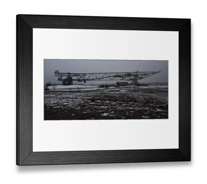 Framed Print : Overburden conveyor bridge F 60 Framed Print : Overburden conveyor bridge F 60
