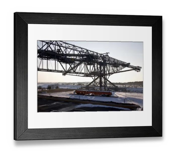 Framed Print : Overburden conveyor bridge F 60