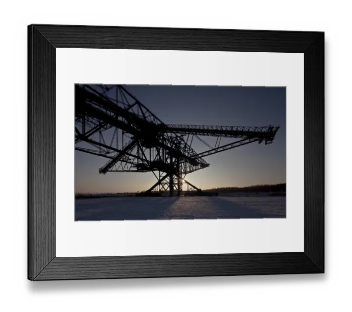 Framed Print : Overburden conveyor bridge F 60 Framed Print : Overburden conveyor bridge F 60