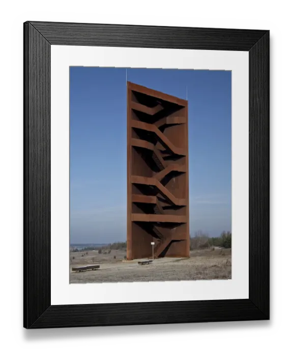 Framed Print : So-called Rusty Nail, built in 2008 by S