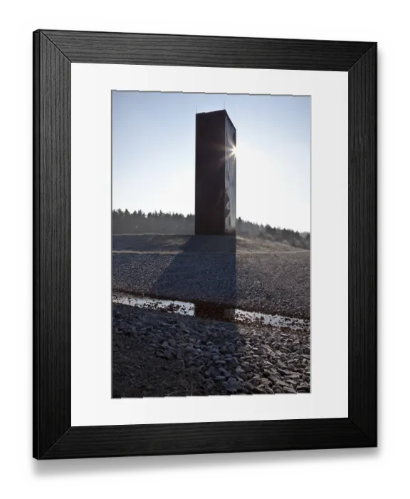 Framed Print : So-called Rusty Nail, built in 2008 by S