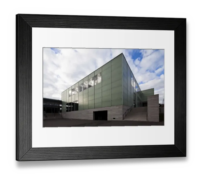 Framed Print : Extension, northern front building Framed Print : Extension, northern front building