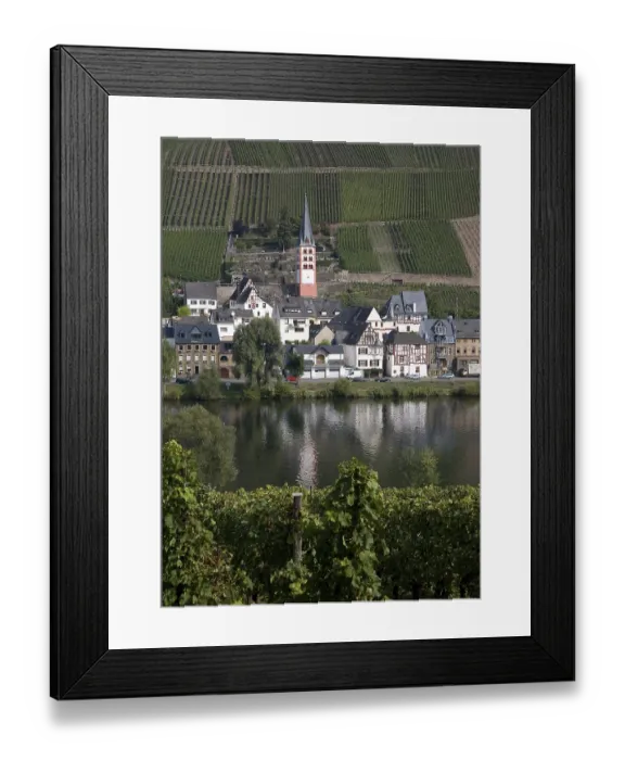Framed Print : Merl district with tower of St Michael Framed Print : Merl district with tower of St Michael