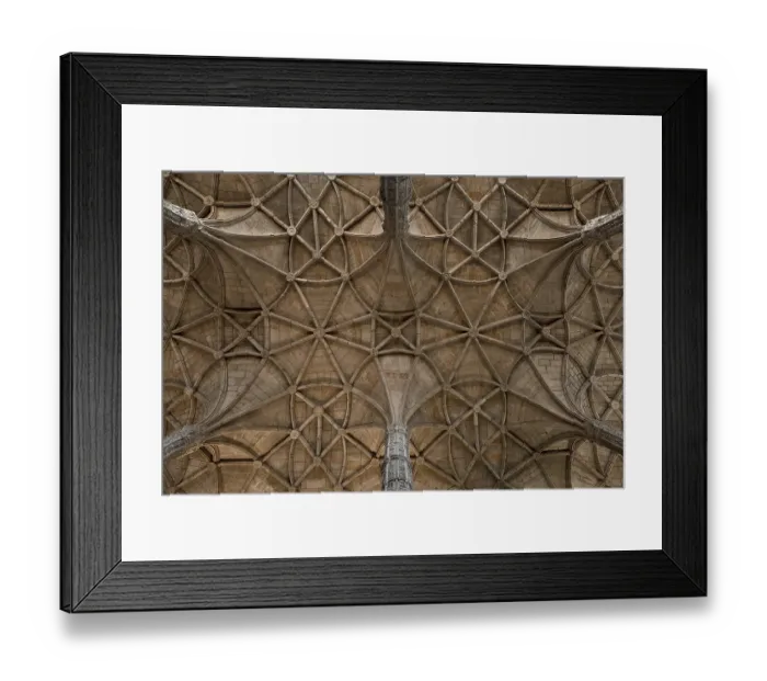 Framed Print : Hieronymus monastery, church, vaults with pillars Framed Print : Hieronymus monastery, church, vaults with pillars