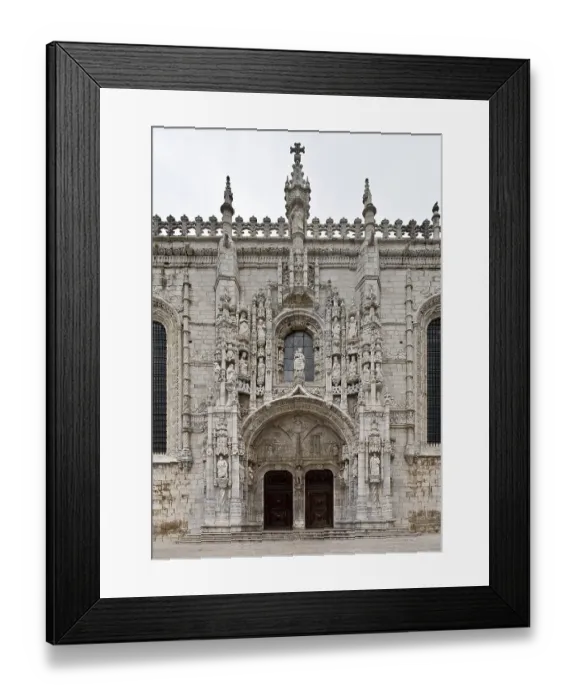 Framed Print : Belem, Hieronimite Monastery, Mosteiro dos Jeronimos