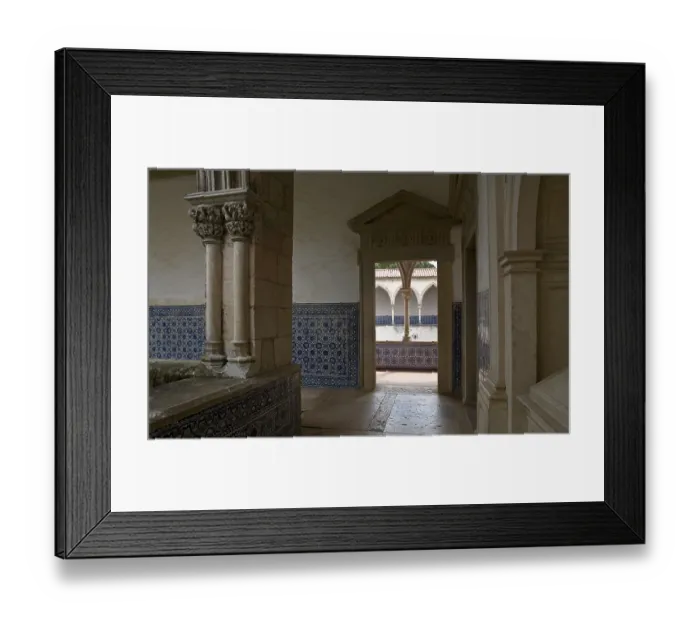 Framed Print : Christusritterburg, wall tiles Framed Print : Christusritterburg, wall tiles
