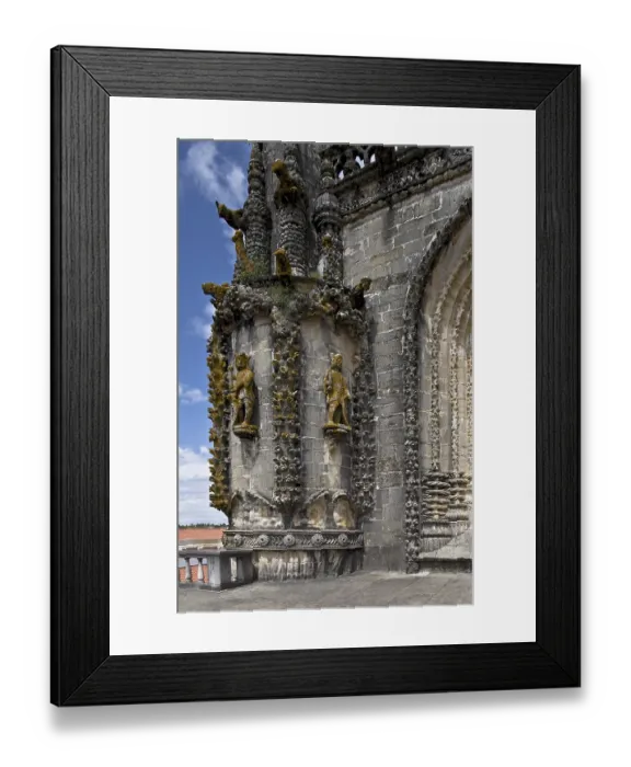 Framed Print : Christusritterburg, south-west corner of the monastery church upper area