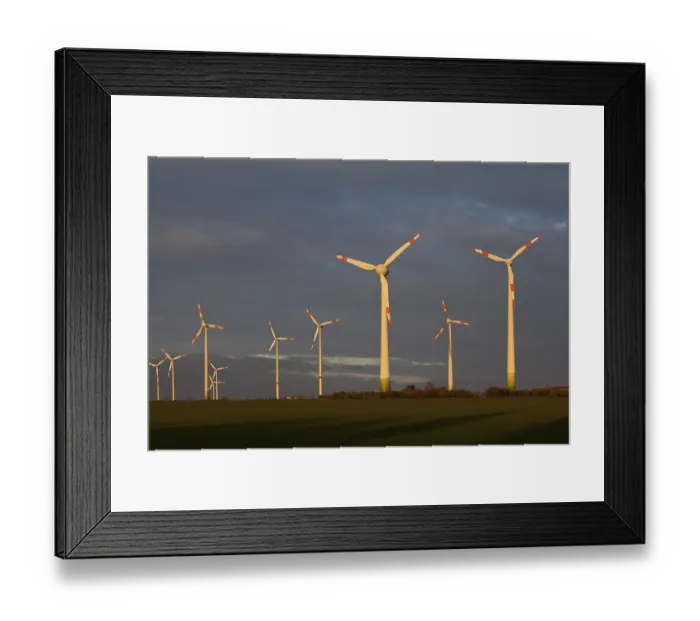 Framed Print : Magdeburger Borde, wind turbines Magdeburger B?rde Framed Print : Magdeburger Borde, wind turbines Magdeburger B?rde