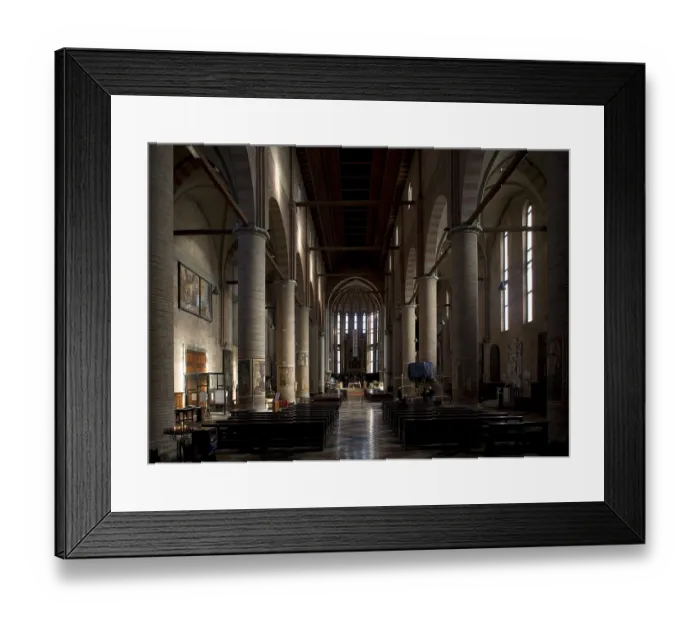 Framed Print : Treviso (Veneto), former Dominican church of San Niccolo