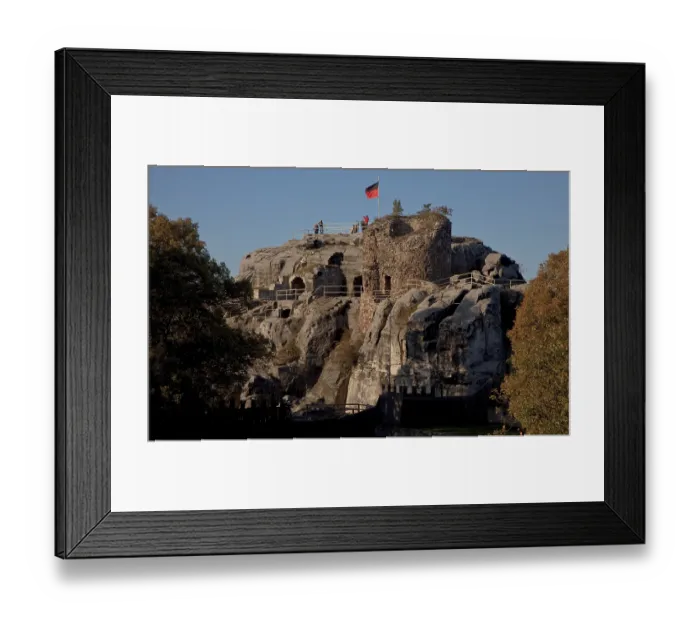 Framed Print : Regenstein castle ruins near Blankenburg Harz 50470
