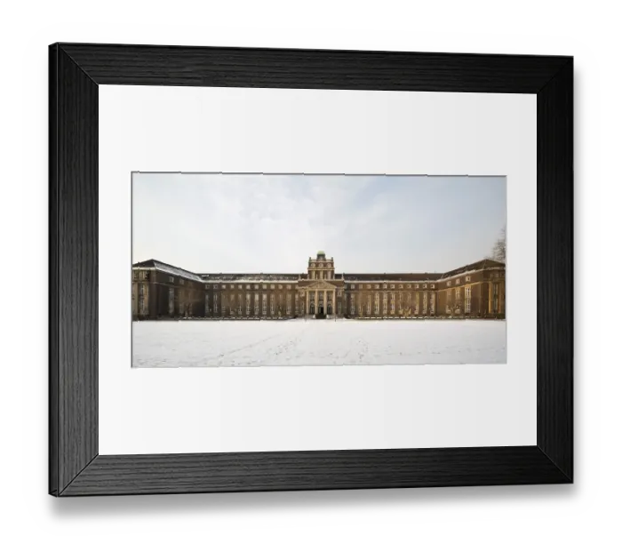 Framed Print : South facade, built 1912-1915 by August Biebricher South fa?ade