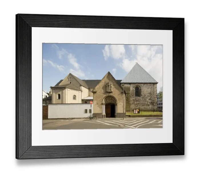 Framed Print : North side with vestibule, St. Sankt, Saint