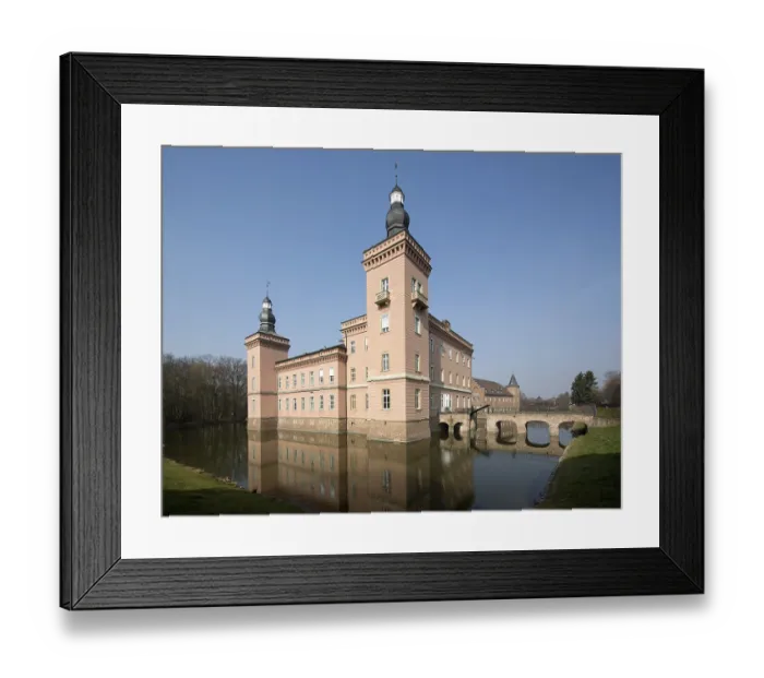 Framed Print : Erftstadt-Liblar, Gracht Castle