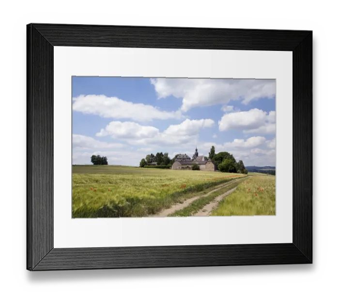 Framed Print : Church of St Mary in the countryside