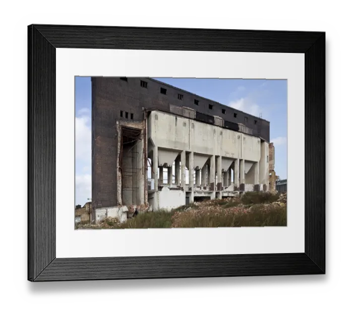 Framed Print : Modern building with Wilhelminian-style core