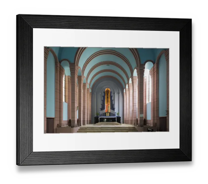 Framed Print : Berlin, St Augustine's, built in 1928 by Josef Bachem and Heinrich Horvatin Berlin