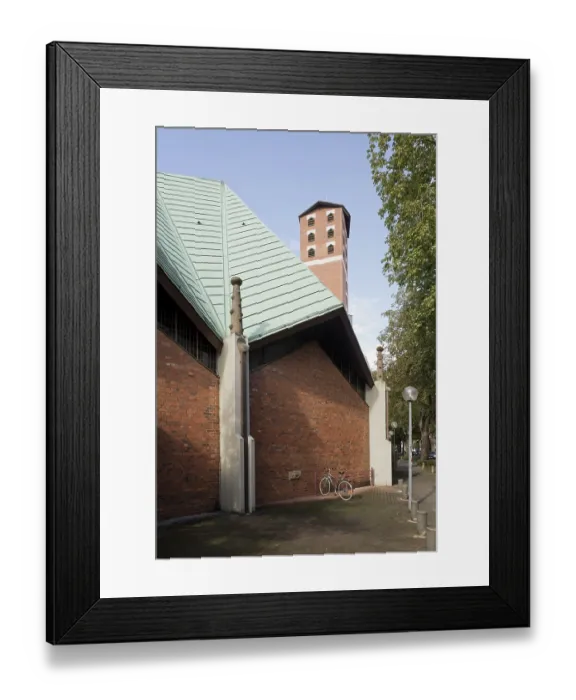 Framed Print : 1960 to 1962 built by Karl Band and Werner Fritzen