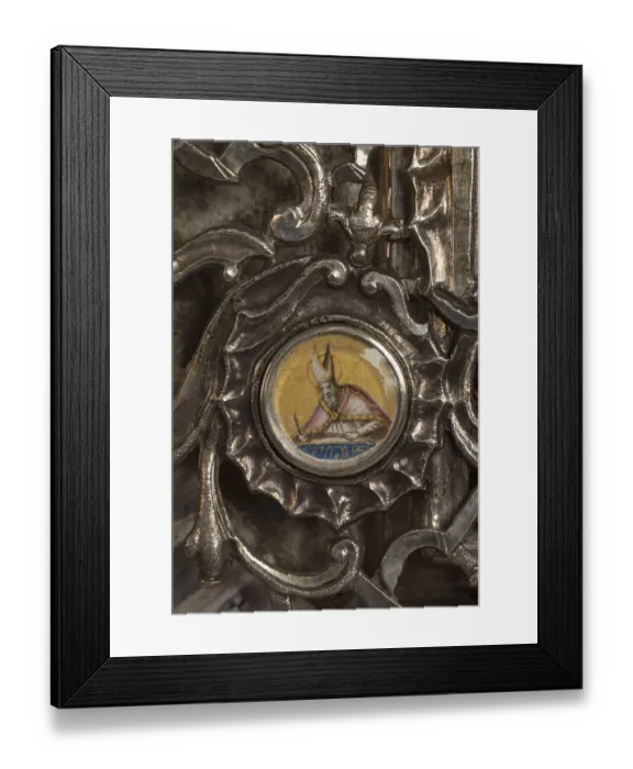 Framed Print : Icon of the Virgin Mary in the German Blade Museum