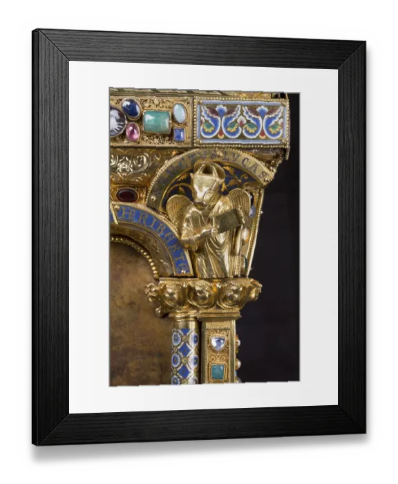 Framed Print : Treasury, Anno Shrine, workshop of Nicholas of Verdun and Cologne