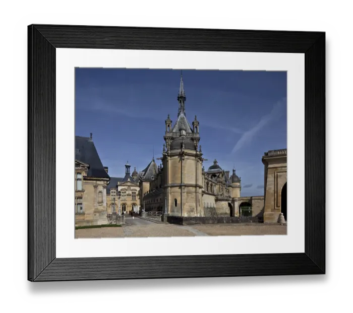 Framed Print : Chantilly, Chateau-de-Chantilly