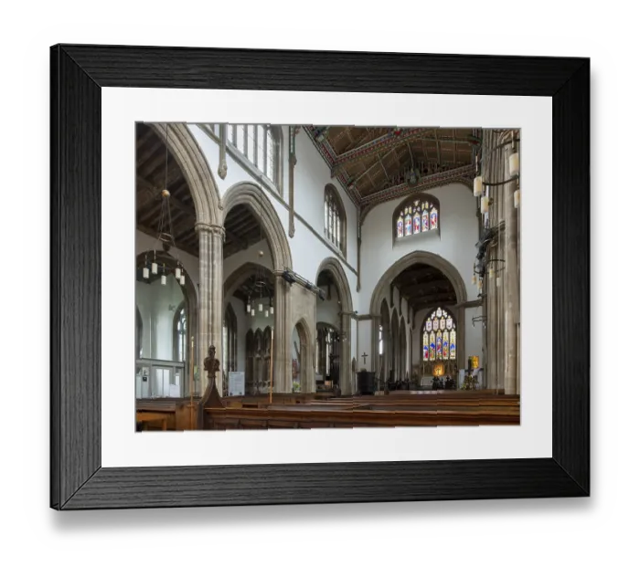 Framed Print : Wells, St Cuthbert, view to the east
