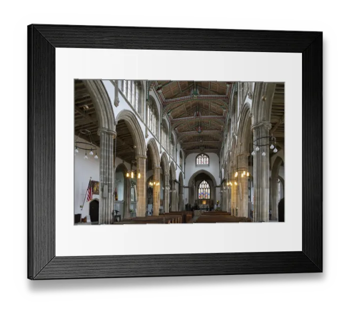 Framed Print : Wells, St Cuthbert, view to the east