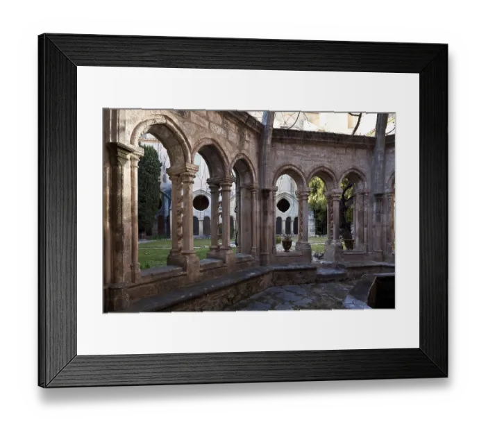 Framed Print : Valmagne near Montpellier, abbey