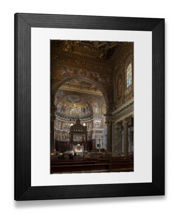 Framed Print : Rome, Roma, Santa Maria in Trastevere
