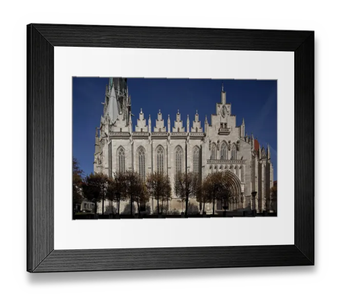 Framed Print : Muhlhausen, St Mary's Church