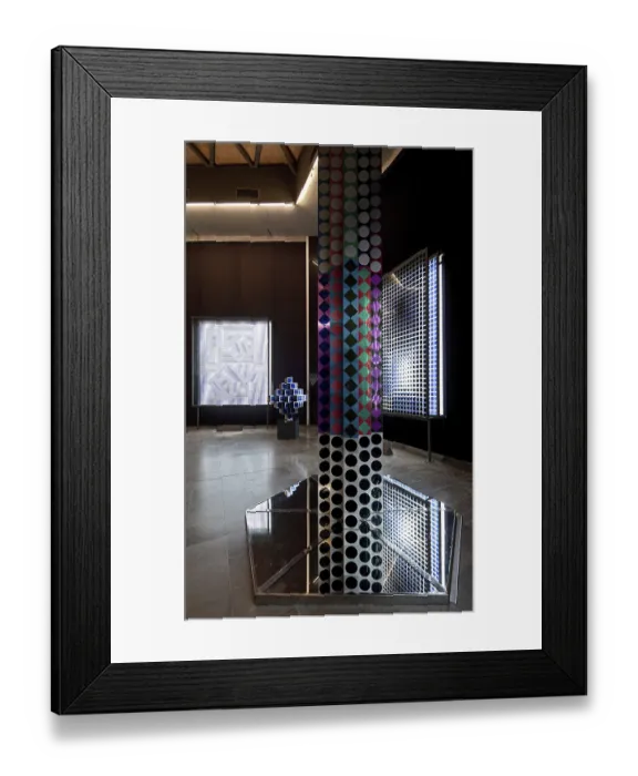 Framed Print : Aix en Provence, Vasarely MuseumBuilt 1973-76 Op-Art - light installations and glass Framed Print : Aix en Provence, Vasarely MuseumBuilt 1973-76 Op-Art - light installations and glass