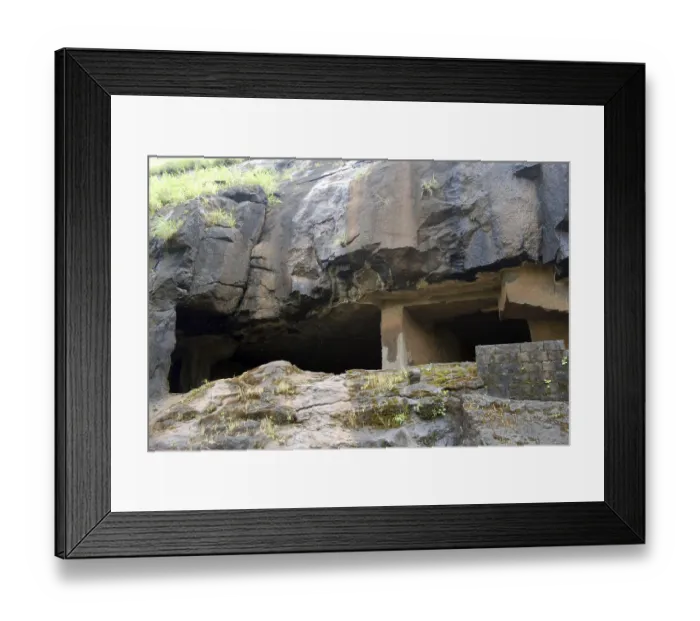 Framed Print : Bhaja Caves Lonavala, Maharashtra, India