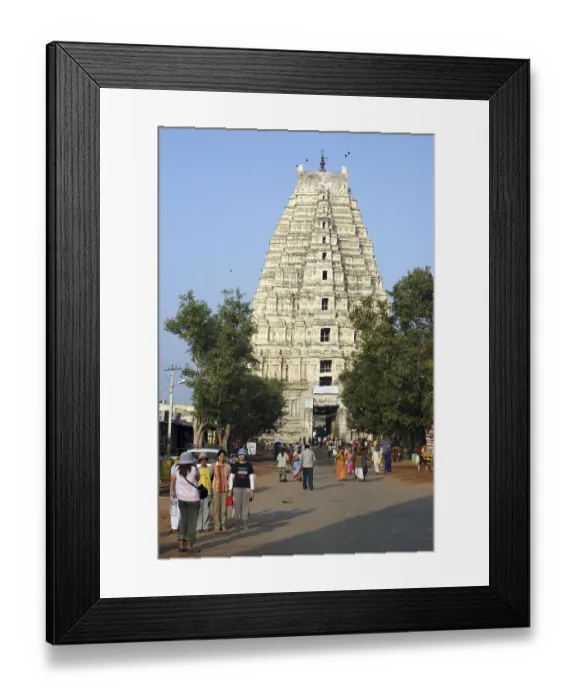 Framed Print : Virupaksha temple Rayagopura, Hampi Vijayanagar ruins Framed Print : Virupaksha temple Rayagopura, Hampi Vijayanagar ruins
