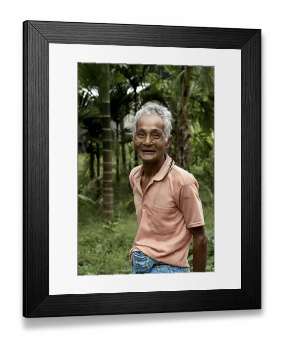 Framed Print : Chakma tribal man, Diyun, Arunachal Pradesh, India