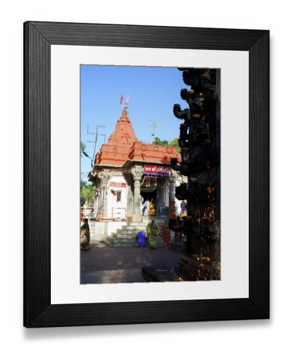 Framed Print : Famous temple of goddess Har Siddhi