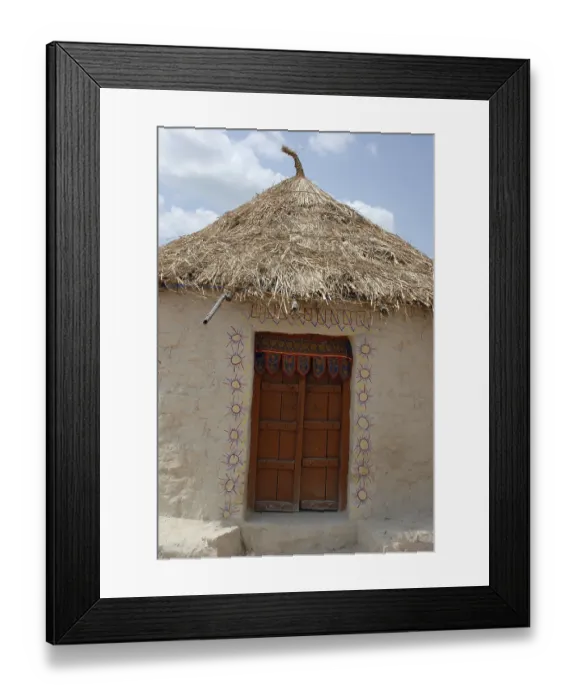 Framed Print : Kuba Kutchi Hut in Gujarat Tourism Framed Print : Kuba Kutchi Hut in Gujarat Tourism