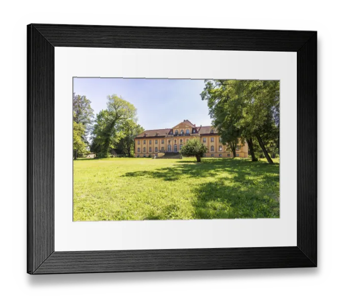 Framed Print : Lipsa Castle, Hermsdorf, Upper Lusatia