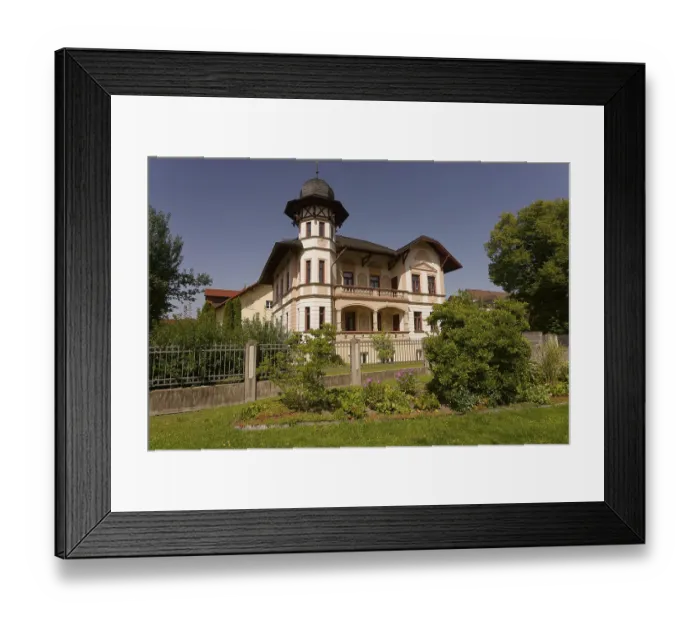 Framed Print : Historic vicarage, Unterfohring Framed Print : Historic vicarage, Unterfohring