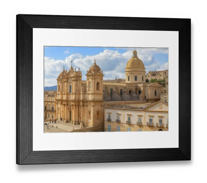 Framed Print : San Nicolo Cathedral, Noto