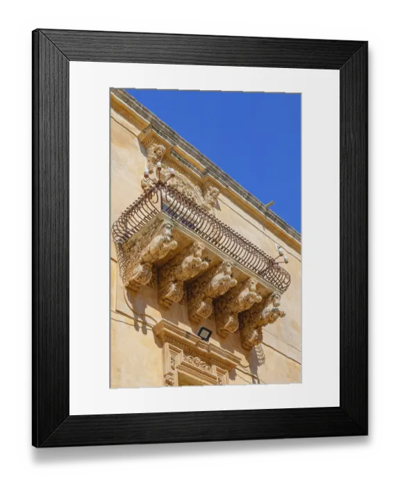 Framed Print : Palazzo Nicolaci di Villadorata