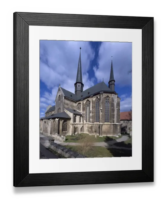 Framed Print : Schulpforta, former monastery church /  south-east view