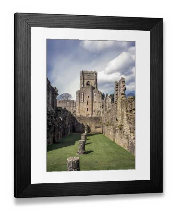 Framed Print : Fountains Abbey (Studley Royal) Framed Print : Fountains Abbey (Studley Royal)