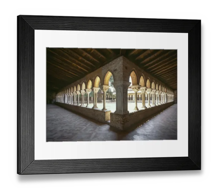 Framed Print : Moissac, former abbey church of St-Pierre Framed Print : Moissac, former abbey church of St-Pierre