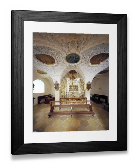 Framed Print : Lower Walburgis Crypt, St. Saint, Saint