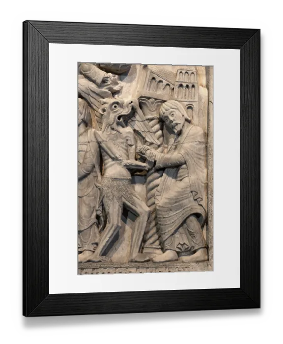 Framed Print : Souillac, former abbey church of Sainte-Marie